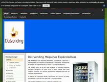 Tablet Screenshot of datvending.com